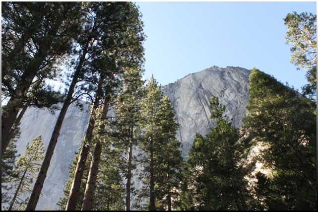 High mountains in Yosemite