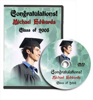 Custom graduation slideshow DVD